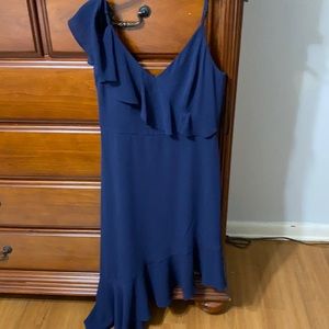 Navy midi size 6 dress